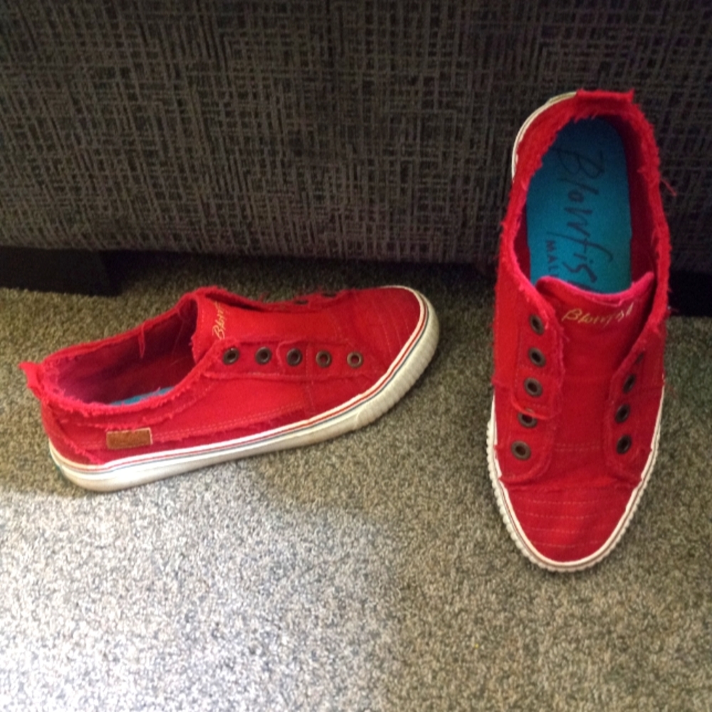 Red Blowfish shoes size 10